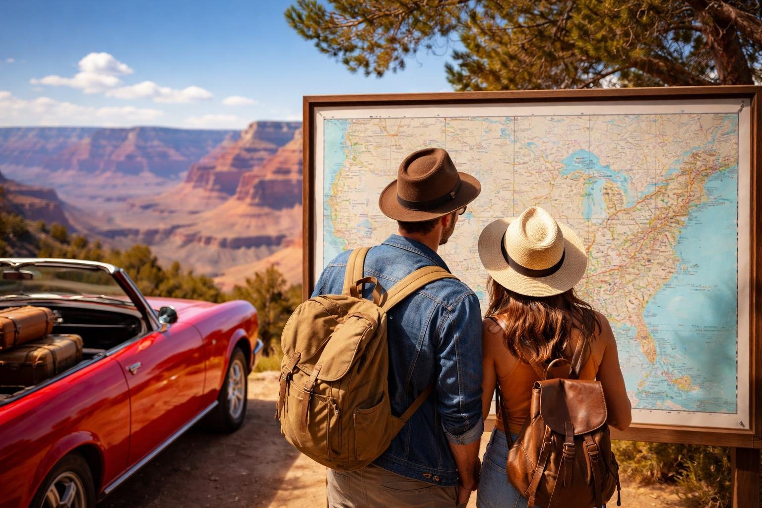 couple-voyageurs-carte-etats-unis-canyon