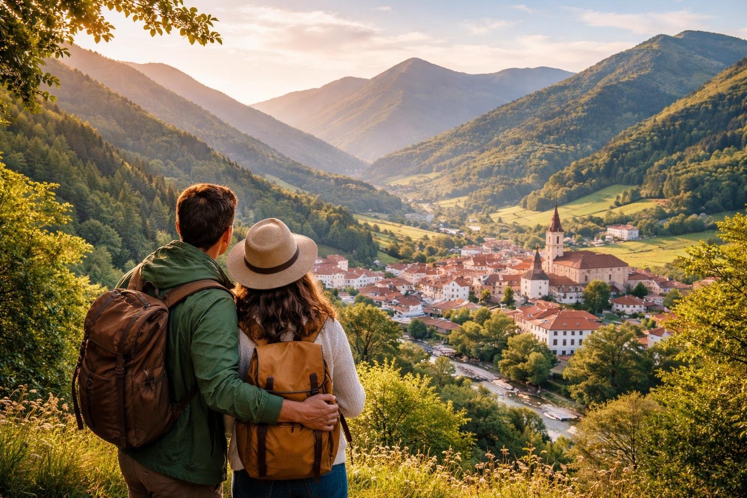 couple-voyageurs-pays-basque-montagnes