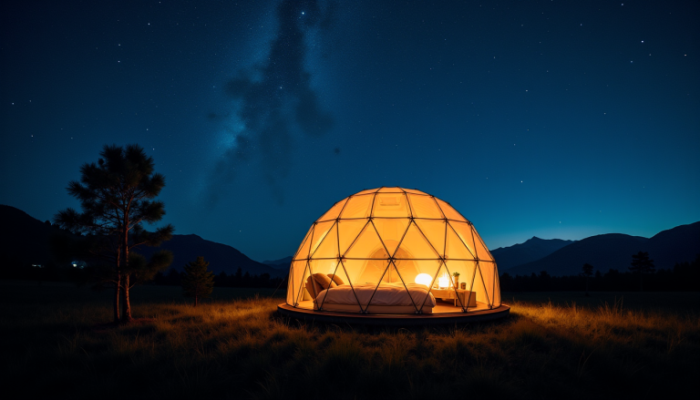 10 hébergements insolites pour une nuit magique sous les étoiles